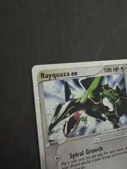 Pokemon Rayquaza EX Dragon Holo Card 97/97 NMINT Condition - Image 4