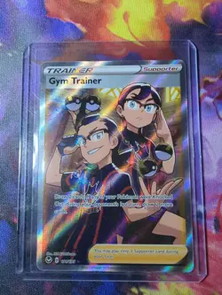 Pokemon Sword & Shield Silver Tempest Gym Trainer Card 191/195 - Image 1