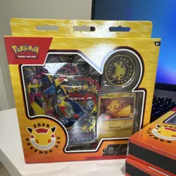 Pokemon Trading Card Game Pokemon Day 2026 Box Pikachu Promo Booster lot of 3 - Image 1