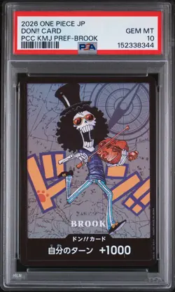 2026 ONE PIECE JPN PREMIUM COLL KUMAMOTO PREFECTURE SPECIAL DON!! CARD PSA 10 - Image 1