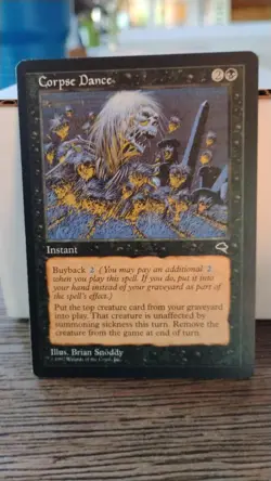 CORPSE DANCE Magic the Gathering MTG Instant 1997 Trading Card TCG - Image 1