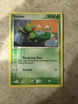 Pokemon TCG Treecko EX Crystal Guardians 67/100 Reverse Holo Common Card Stamped - Image 1