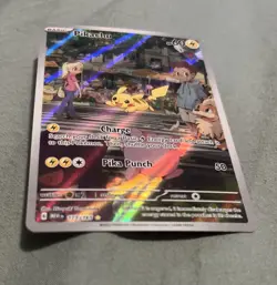 Pokemon Pikachu TCG Card 173/165 SV Scarlet & Violet 151 illustration Rare - Image 2