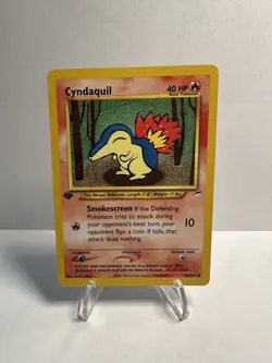 1ST EDITION Pokemon Card Cyndaquil Neo Destiny 61/105 NM/VLP - Image 1