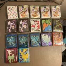 Pokemon TCG ETB Card Sleeves - Lot of 17 Sealed - Image 1