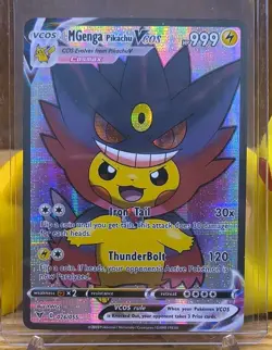 Mega Gengar Pikachu Cosplay Custom Art Card - VCOS 026/055 - NM - Holo - Image 1