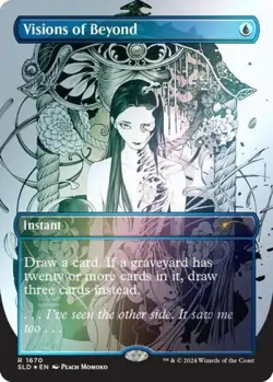 Visions of Beyond (Rainbow Foil) -Foil Near Mint MTG Secret Lair - Image 1