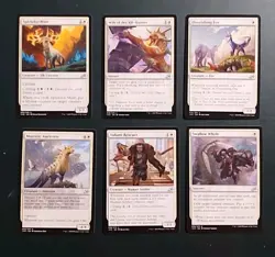 MTG White Lot x6 Ikoria MTG Magic the Gathering All Different Uncommons - Image 1