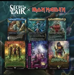MTG Secret Lair x Iron Maiden: Eddie Unchained RAINBOW FOIL Edition Sealed Magic - Image 1