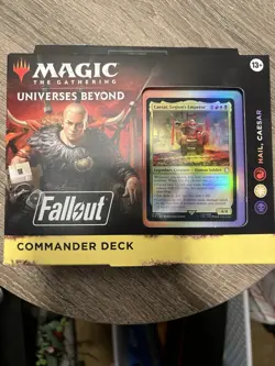 Magic: The Gathering Fallout Commander Deck Caesar Legion's Emperor Foil-etched - Image 1