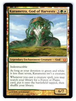 MTG Karametra, God of Harvests Born of the Gods NM - Image 1