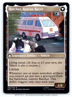 MTG Ratchet, Field Medic Universes Beyond: Transformers LP - Image 2