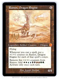 MTG Ramos, Dragon Engine (Schematic) The Brothers' War: Retro Frame Artifacts LP - Image 1