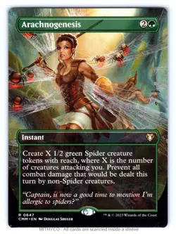 MTG Arachnogenesis (Borderless) Commander Masters NM - Image 1