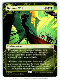 MTG Nature's Will Wilds of Eldraine: Enchanting Tales NM - Image 1