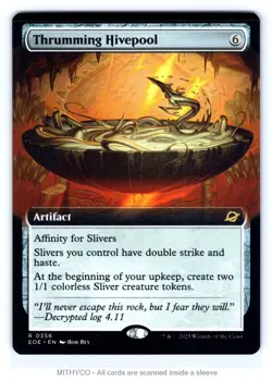 MTG Thrumming Hivepool (Extended Art) Edge of Eternities NM - Image 1