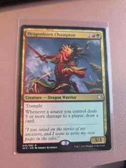 Dragonborn Champion Commander: Adventures in the Forgotten Realms Regular - Image 1