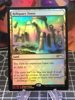 FOIL Reliquary Tower (Bring a Friend Promo) Unique and Miscellaneous Promos NM - Image 1