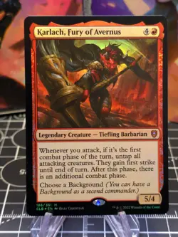 FOIL Karlach, Fury of Avernus (Foil Etched) Commander Legends: Battle for Baldur - Image 1