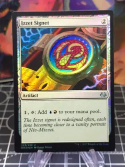 FOIL Izzet Signet Modern Masters 2017 NM - Image 1