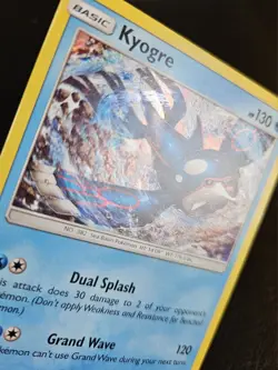 Kyogre 46/168 Holo Sun And Moon Celestial Storm Pokemon TCG MP - Image 2