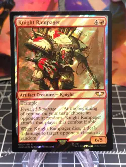 FOIL Knight Rampager (Surge Foil) Universes Beyond: Warhammer 40,000 NM - Image 1