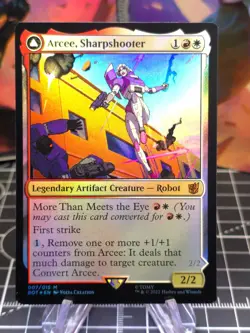 FOIL Arcee, Sharpshooter Universes Beyond: Transformers NM - Image 1