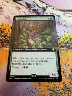 Jubilation - Extended Art ECC NM MTG - Image 2