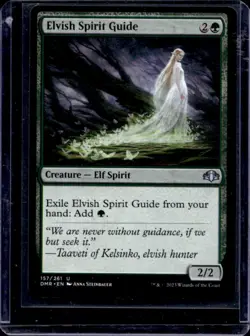 2023 Magic MTG Dominaria Remastered Elvish Spirit Guide Foil #157/261 - Image 1