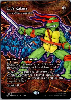 Leo's Katana - Sword of Sinew and Steel (Borderless) M Teenage Mutant Ninja Turt - Image 1
