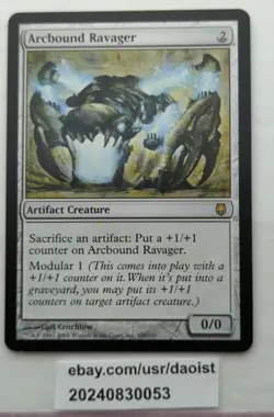 MTG Arcbound Ravager Darksteel Rare Magic The Gathering LP+ - Image 1