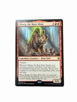 MTG Ilharg, The Raze-Boar Regular WAR 133/264 - Image 1