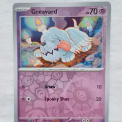 Greavard 099/197 SV03: Obsidian Flames Reverse Holo Pokemon TCG - Image 3