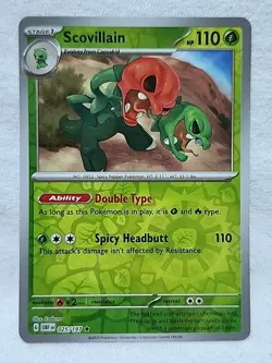 Scovillain 025/197 Reverse Holo Obsidian Flames Pokemon TCG - Image 1