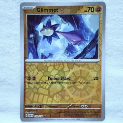 Glimmet 122/197 SV03: Obsidian Flames Reverse Holo Pokemon TCG - Image 1