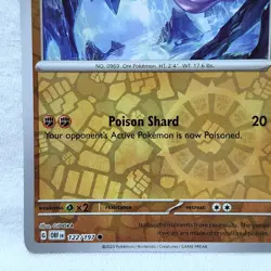 Glimmet 122/197 SV03: Obsidian Flames Reverse Holo Pokemon TCG - Image 2