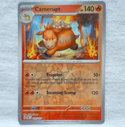 Camerupt 032/197 SV03: Obsidian Flames Reverse Holo Pokemon TCG - Image 1
