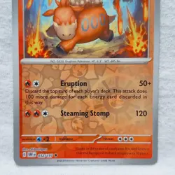 Camerupt 032/197 SV03: Obsidian Flames Reverse Holo Pokemon TCG - Image 2
