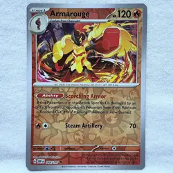 Armarouge 044/197 SV03: Obsidian Flames Reverse Holo Pokemon TCG - Image 1