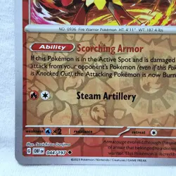 Armarouge 044/197 SV03: Obsidian Flames Reverse Holo Pokemon TCG - Image 2
