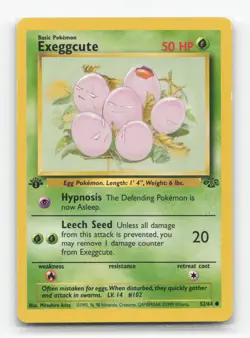 Pokemon TCG - Exeggcute 52/64 Lightly Played Common Jungle 1st Edition - Image 1