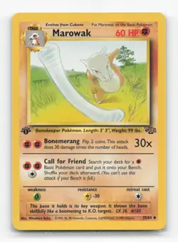 Pokemon TCG - Marowak 39/64 Lightly Played Uncommon Jungle 1st Edition - Image 1