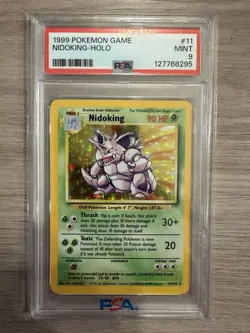 1999 Pokemon Nidoking PSA 9 Mint Holo #11 Base Set - Image 1