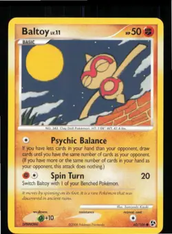 Baltoy 60/106 Common Great Encounters Pokemon Lightly Played - Image 1