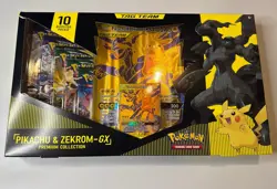 Pokemon Pikachu & Zekrom GX Tag Team Premium Collection Box SEALED - Image 2
