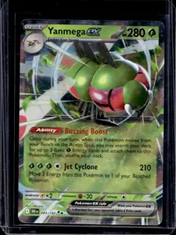 2025 Pokemon Destined Rivals Yanmega ex #003/182 - Image 1