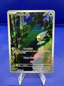 Pokemon Psyduck Illustration Rare Full Art Holo Scarlet & Violet 151 175/165 - Image 1