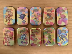 Pokemon 151 Mini Tin Set 10 Brand New Factory Sealed COMPLETE Artwork Gengar - Image 1