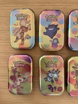 Pokemon 151 Mini Tin Set 10 Brand New Factory Sealed COMPLETE Artwork Gengar - Image 2