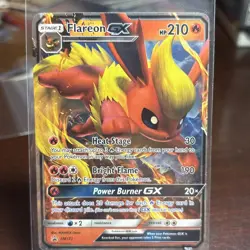 Flareon GX SM171 Sun & Moon Black Star Promo Holo Pokemon Card - Image 1